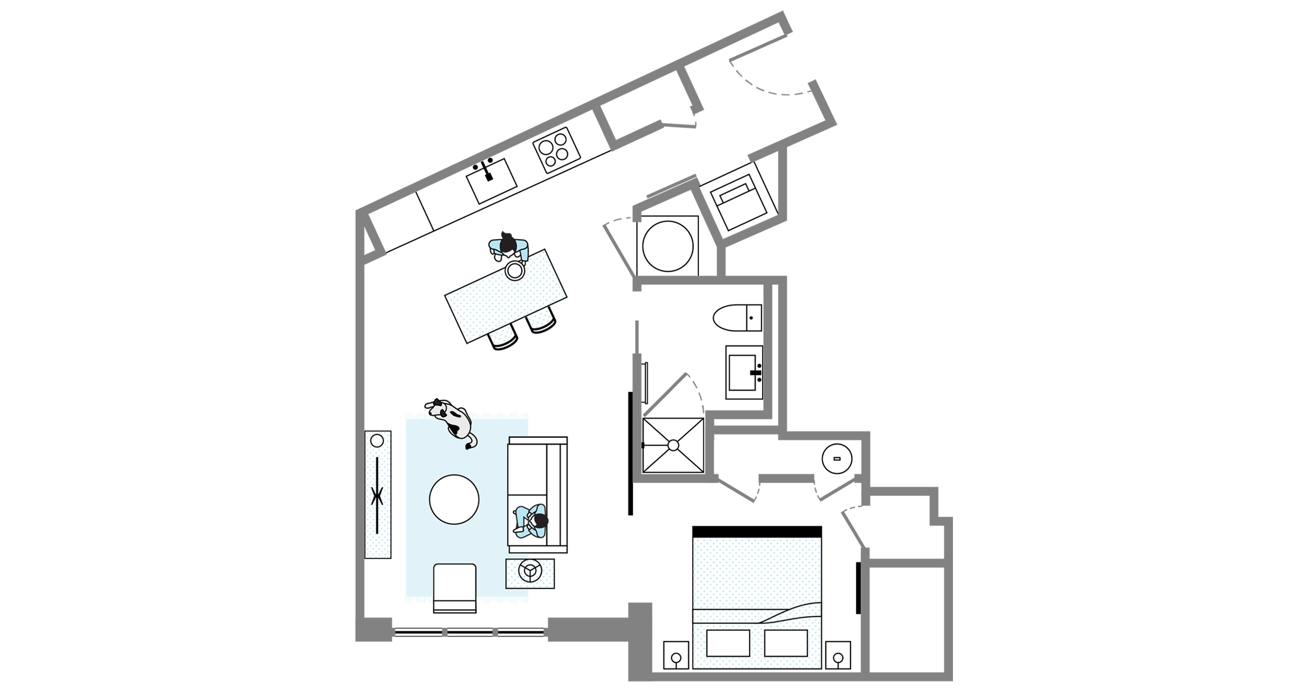 Furnished One Bedroom Apartments in Washington DC Whyle